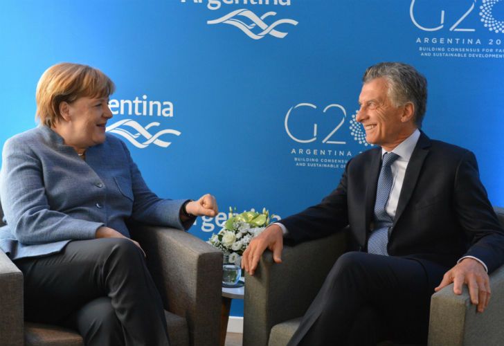 Cómo fue el encuentro entre Macri y Angela Merkel