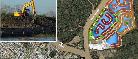 Avanza en el Delta una millonaria obra denunciada por grave daño ecológico
