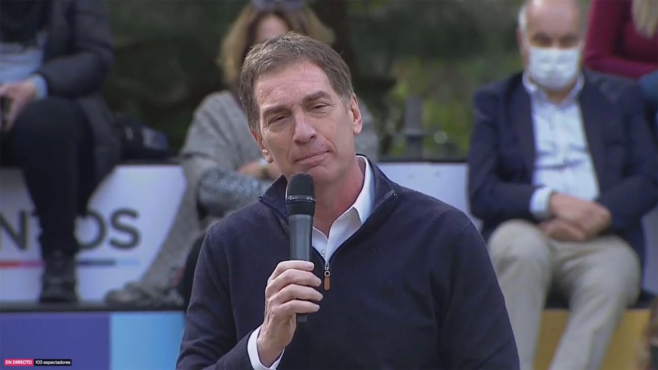 Diego Santilli cuestionó el acto oficialista: "No hay relato que pueda tapar la derrota"