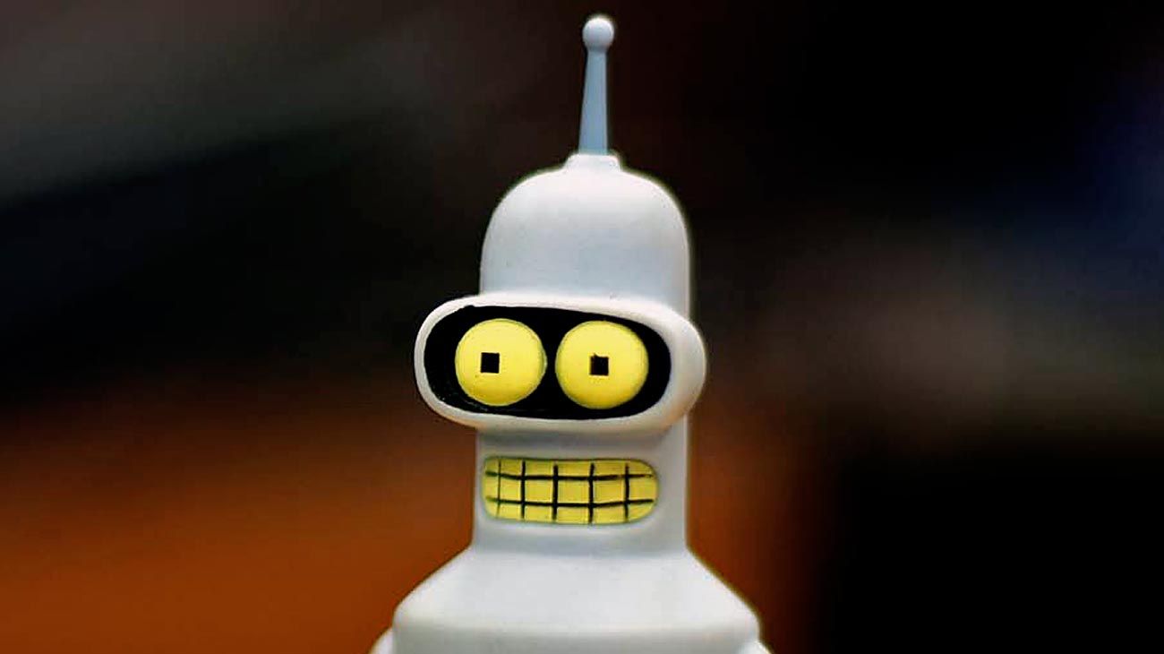 Inteligencia artificial vs Bender, de 'Futurama'