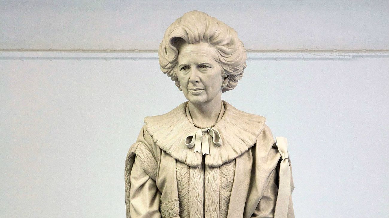 Inauguran una estatua de Margaret Thatcher: amenazan con "lluvia de huevos"