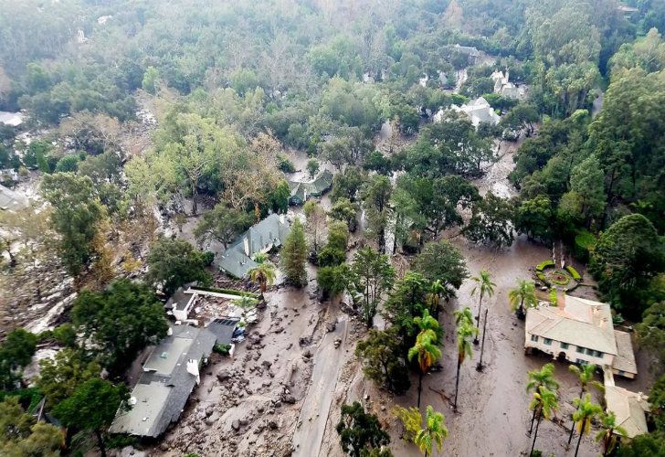 Tragedia en California: al menos 18 muertos por deslaves