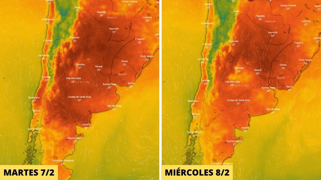 CABA, Buenos Aires y otras diez provincias siguen bajo alerta amarilla por calor extremo
