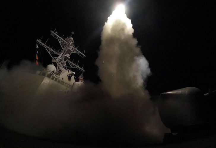 Estados Unidos bombardeó Siria en respuesta a un ataque químico