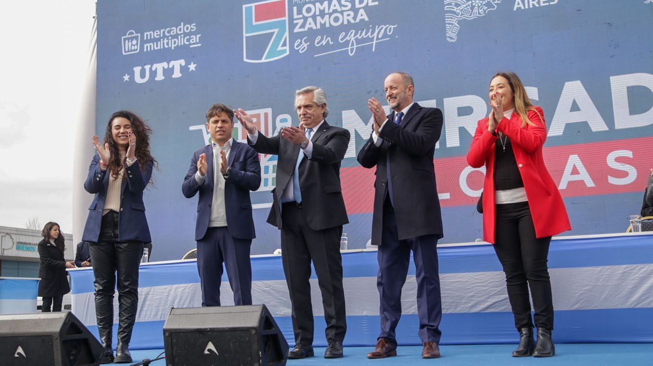 Insaurralde inauguró el Mercado de Lomas junto a Alberto y Kicillof