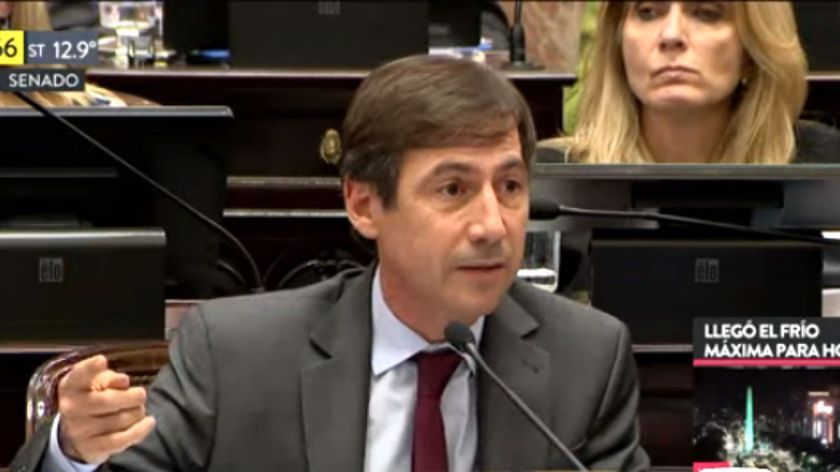 Naidenoff explicó por qué, siendo católico, votó a favor de la despenalización del aborto