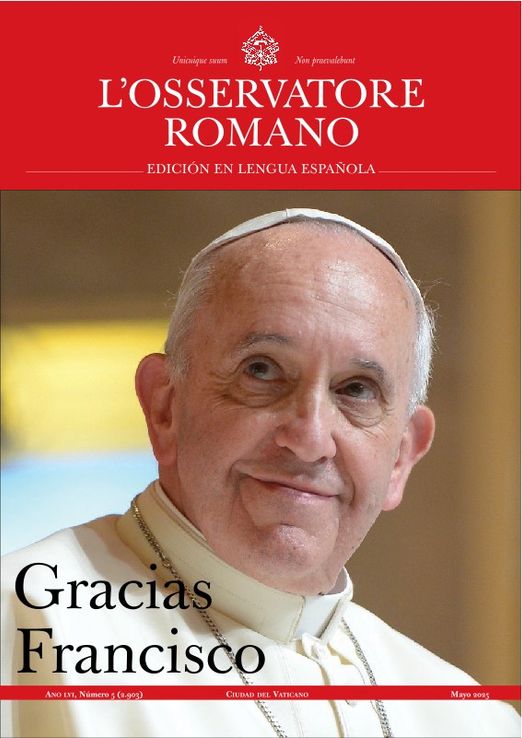 “Gracias Francisco”: el título de portada mensual del diario L´Osservatore Romano