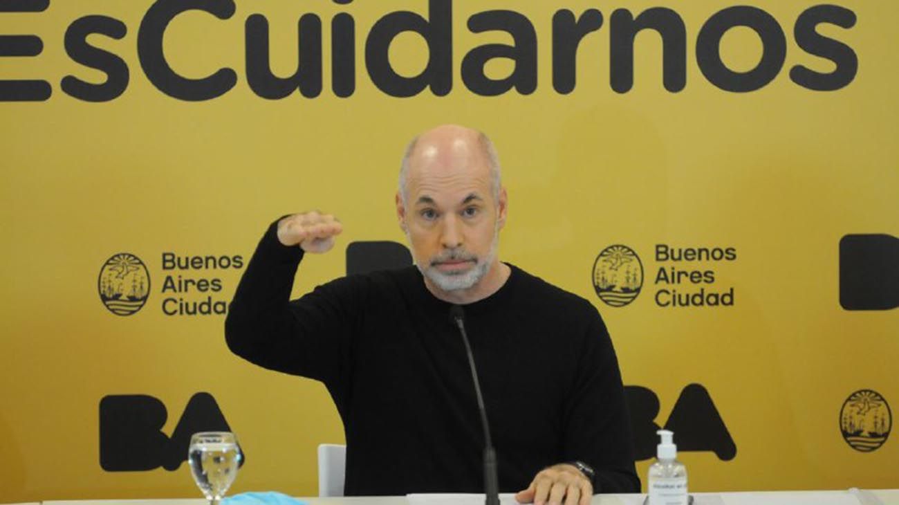 Horacio Rodríguez Larreta anunció la reapertura de gastronomía y comercios hasta las 23