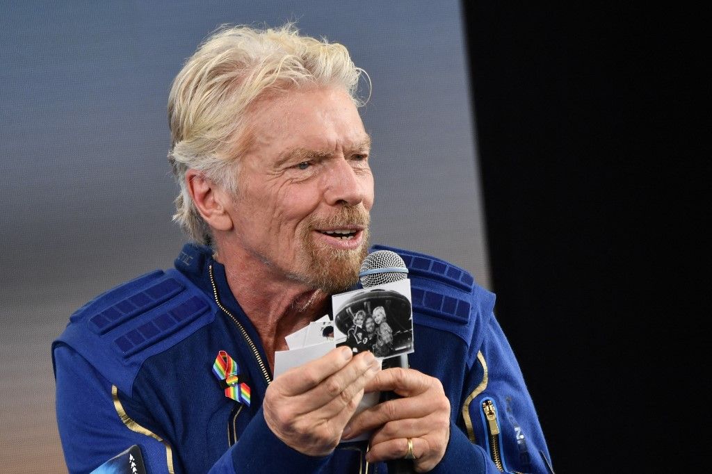 El multimillonario Richard Branson alcanzó su sueño de viajar al espacio